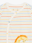 Babygro cru às riscas bebé menino CEILAN / 22E5BG53GRE001