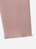 Calças de ganga cor-de-rosa MAJENETTE / 25E2PF71PANP273