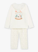 Conjunto pijama de Natal cru em veludo GRUGIVETTE / 23H5PFG1PYJ001