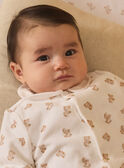 Babygrow de veludo estampado MONDRY / 25E0NM21GRE000