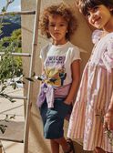 T-shirt tie and dye com padrão de deserto FLAMIAGE / 23E3PGO2TMC001