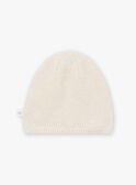 Gorro de recém-nascido cru mesclado em lã e algodão LOAY / 24H0AM21BON006