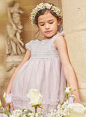 Vestido violeta-de-Parme de tule KREVETTE / 24E2PFL2ROB320