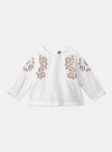 Camiseiro bordado com flores  LAELISE / 24H1BFK1CHE001