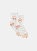 Meias cor crua LAELINA / 24H4BFK1SOQ001