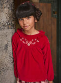 Blusa de bombazina bordada LALETTE / 24H2PFR1CHEF505