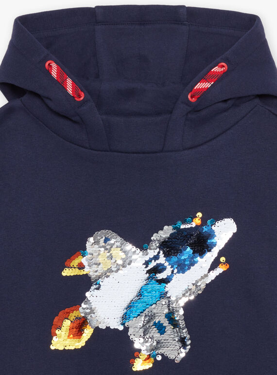 Sweat com capuz e com estampado foguetão DOGRAGE 1 / 22H3PG82SWE070