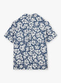 Camisa azul-marinho com estampado florido KROCHEMAGEM / 24E3GHT1CHM070