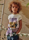 T-shirt tie and dye com padrão de deserto FLAMIAGE / 23E3PGO2TMC001