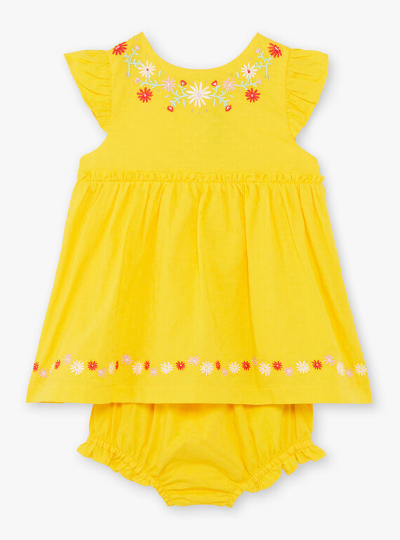 Vestido e bloomer a condizer amarelo bebé menina TYGLORIA / 20E1BFZ2ROB102