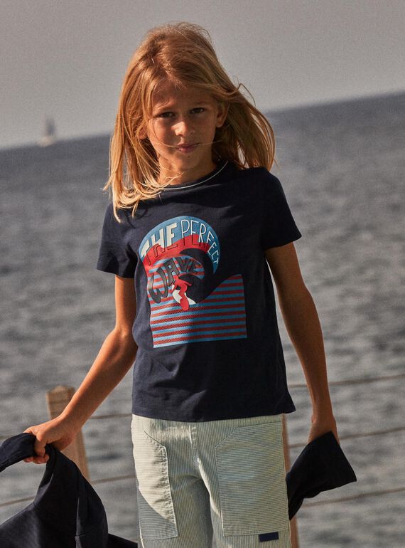T-shirt com padrão de onda e surfista FOWAVAGE / 23E3PGC1TMC070