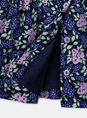 Vestido azul-marinho estampado com flores KAFLORENCE / 24E1BFL2ROB070