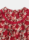 Vestido de bombazina floral LALOUNETTE / 24H2PFR2ROBF506