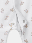 Babygrow de veludo estampado MONDRY / 25E0NM21GRE000