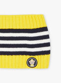 Gola em tricô com estampado às riscas FILARGO / 23E4BG51SNO070