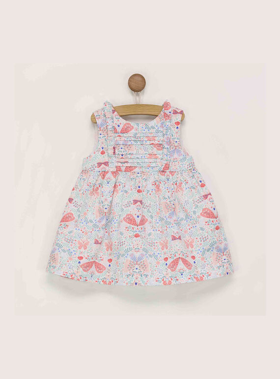 Vestido sem mangas branco com padrões RAKASSY / 19E1BFF1CHS001