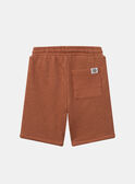 Bermudas de moletão de cor terracota KROCHOAGE / 24E3PGE1BERF519