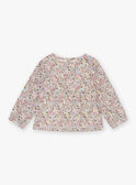 Camisa em popelina com estampado florido bebé menina CADORY / 22E1BFB1CHED315