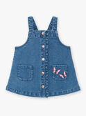 Vestido em ganga bebé menina ZAFLORIANE / 21E1BFB1CHSP269