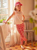 Leggings cor-de-rosa às flores KLELEGETTE / 24E2PFO1LGD318