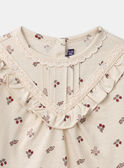 T-shirt com estampa de flores LALITETTE / 24H2PFR1TML001
