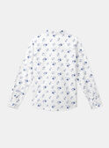 Camisa branco-cru com estampado musical LEPRINAGE / 24H3PGJ1CHM000