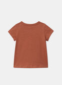 T-shirt ocre savana KAMAX / 24E1BGE1TEEF519