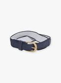 Cinto elástico azul-marinho às bolas menino CIBELTAGE / 22E4PGH1CEN070