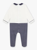 Babygro às riscas com padrão coala na praia bebé menino CEFINN / 22E5BG42GRE070