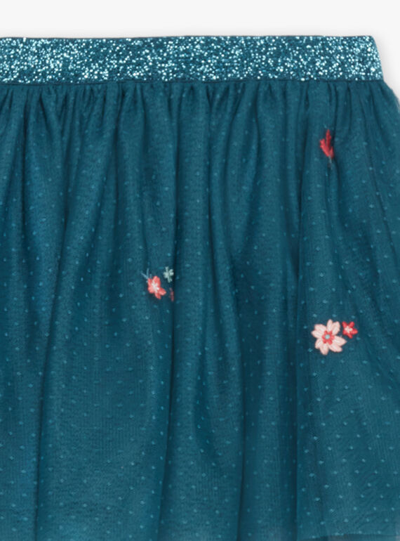 Saia tutu com bordados floridos DUIJUPETTE / 22H2PFZ1JUPG633