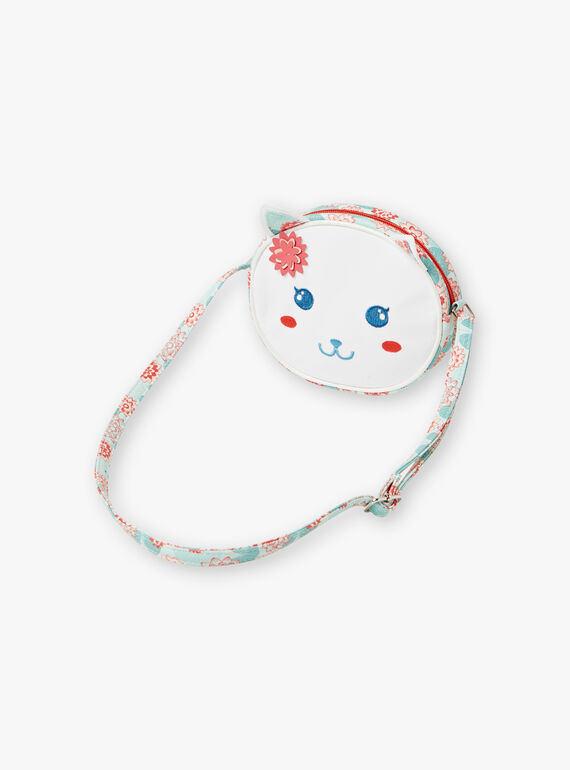 Mala pequena gato e estampado flores de lótus ZECHAETTE / 21E4PFI1BESK005