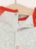 Babygro cinzento mesclado REMERLIN / 19E5BG76GRE943