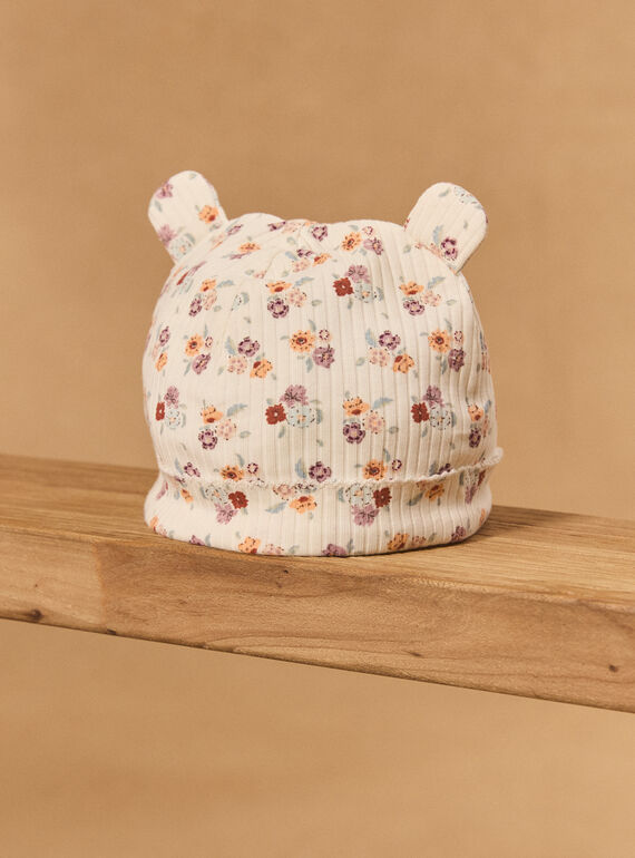 Gorro cru com estampado floral MABENEDICTE / 25E4BF71BON001