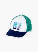 Boné branco e verde LACASCAGE / 24H4PGI1CHA000