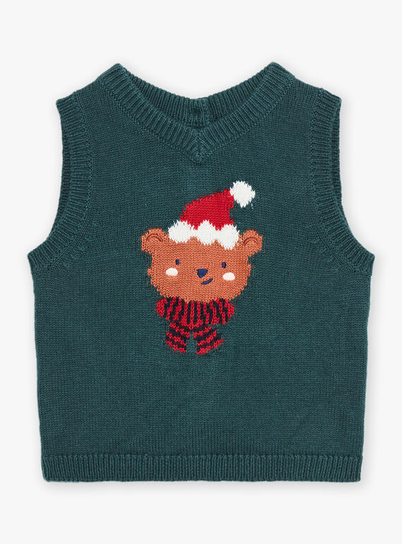 Cardigã sem mangas com estampado de Natal DAWILLIAM / 22H1BG61CSM060