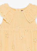 Babygro trigo em dupla gaze de algodão FAUGA / 23E1BFP1BARB112