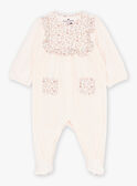 Babygro-pijama em bombazina rosa suave KECHARLINE / 24E5BF52GRE318
