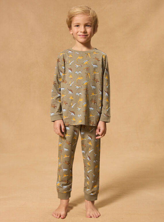 Pijama Dinossauro em jersey MUIDINAGE / 25E5PGE1PYJ626