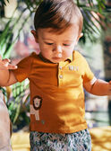 Polo em jersey amarelo bebé menino CAKOBE / 22E1BG91POLB114