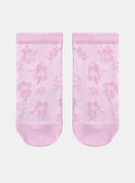 Meias rosas com estampado flor KAJOURETTE / 24E4PF32SOQ318