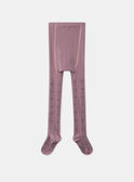 Collants malva jacquard fantasia MAJOUETTE / 25E4PF72COL328
