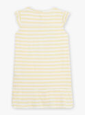 Camisa de noite às riscas amarelo-sol menina CHOUTETTE / 22E5PF52CHN102