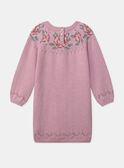 Vestido de malha cor-de-rosa   LADORETTE / 24H2PFQ2ROBD329