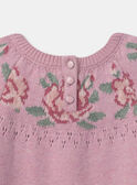Vestido de malha cor-de-rosa   LADORETTE / 24H2PFQ2ROBD329