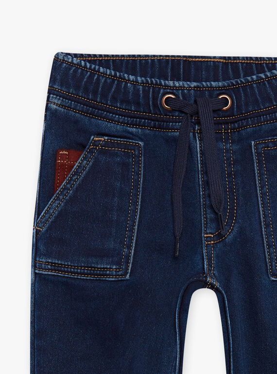 Calças de ganga stretch confortáveis DERAPAGE / 22H3PGF1JEAK005
