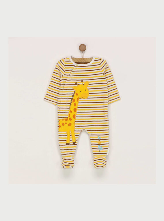 Babygro amarelo REMICHEL / 19E5BG74GRE406