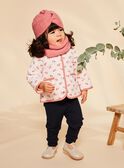 Sobretudo com capuz acolchoado com estampado de flores. FIMARIE / 23E1BF51VESD319