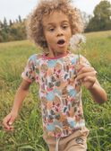 T-shirt com estampado tropical FICHEMAGE / 23E3PGD1TMC413