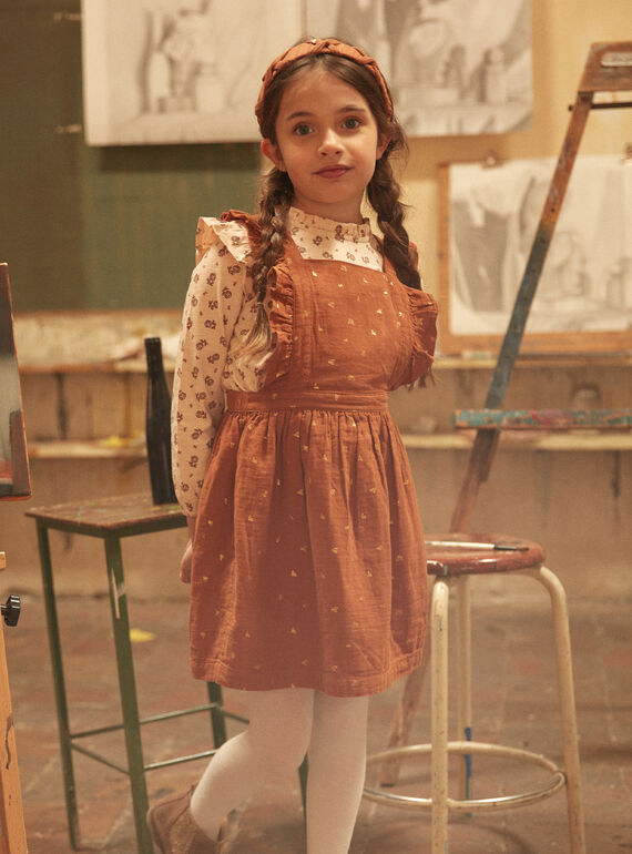 Vestido-jardineira às flores LICHASETTE / 24H2PFK1CHS809
