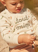 Sweat bege em moletão com estampado de animais FATAHAR / 23E1BGP1SWE007